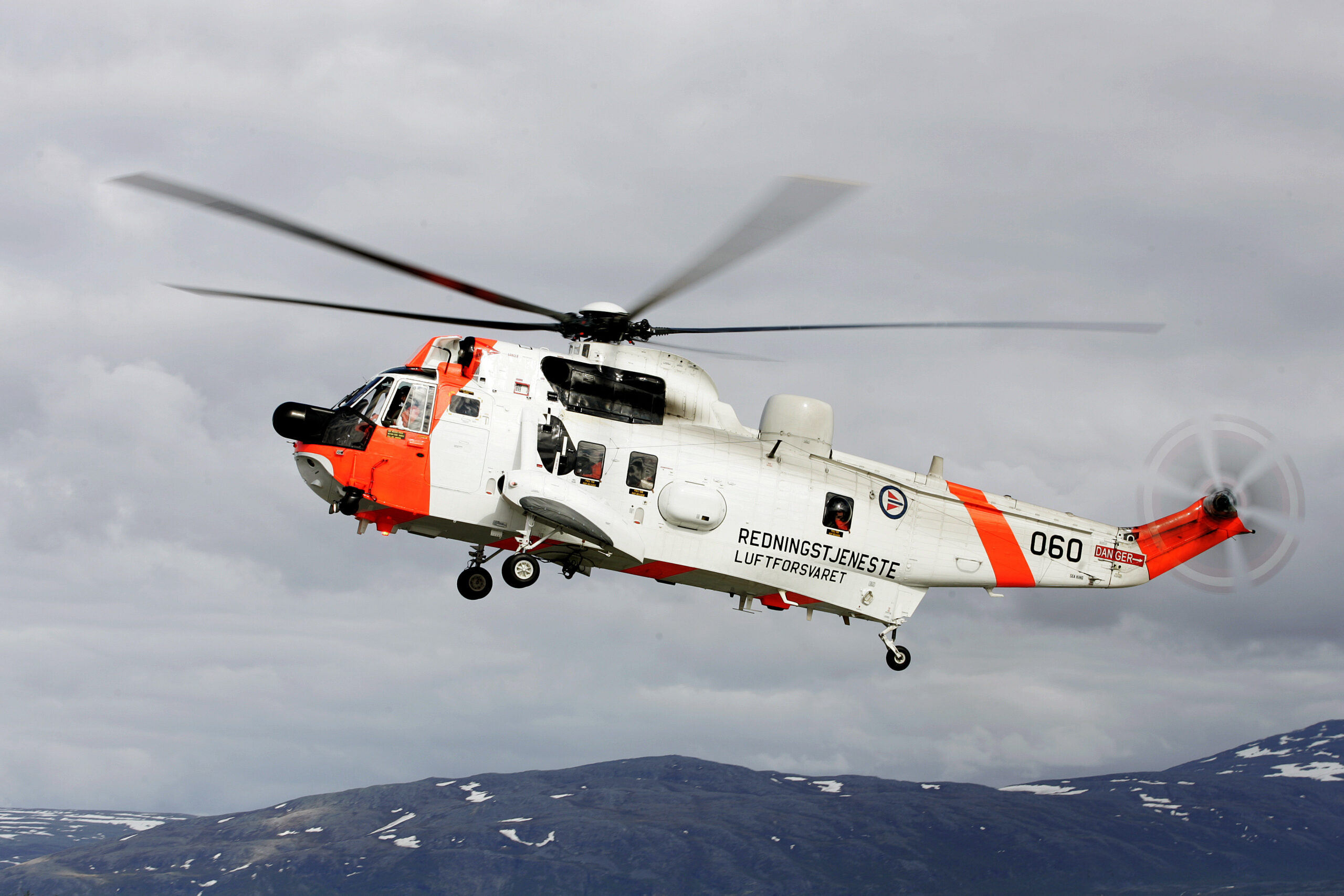 Sea King 060 til Flyhistorisk Museum