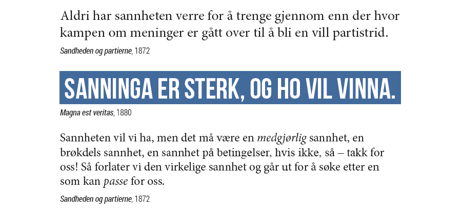 “500 sitat av Arne og Hulda Garborg”