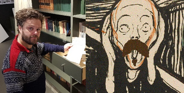 Er det Garborg som skrik i Munchs måleri?