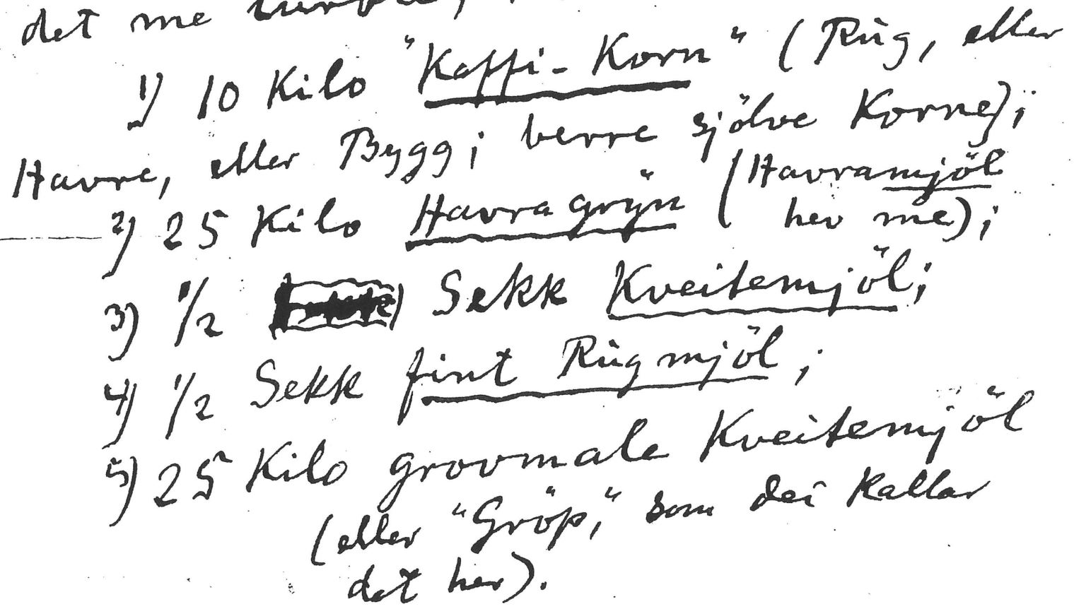 Arne Garborg og korn i krigstid