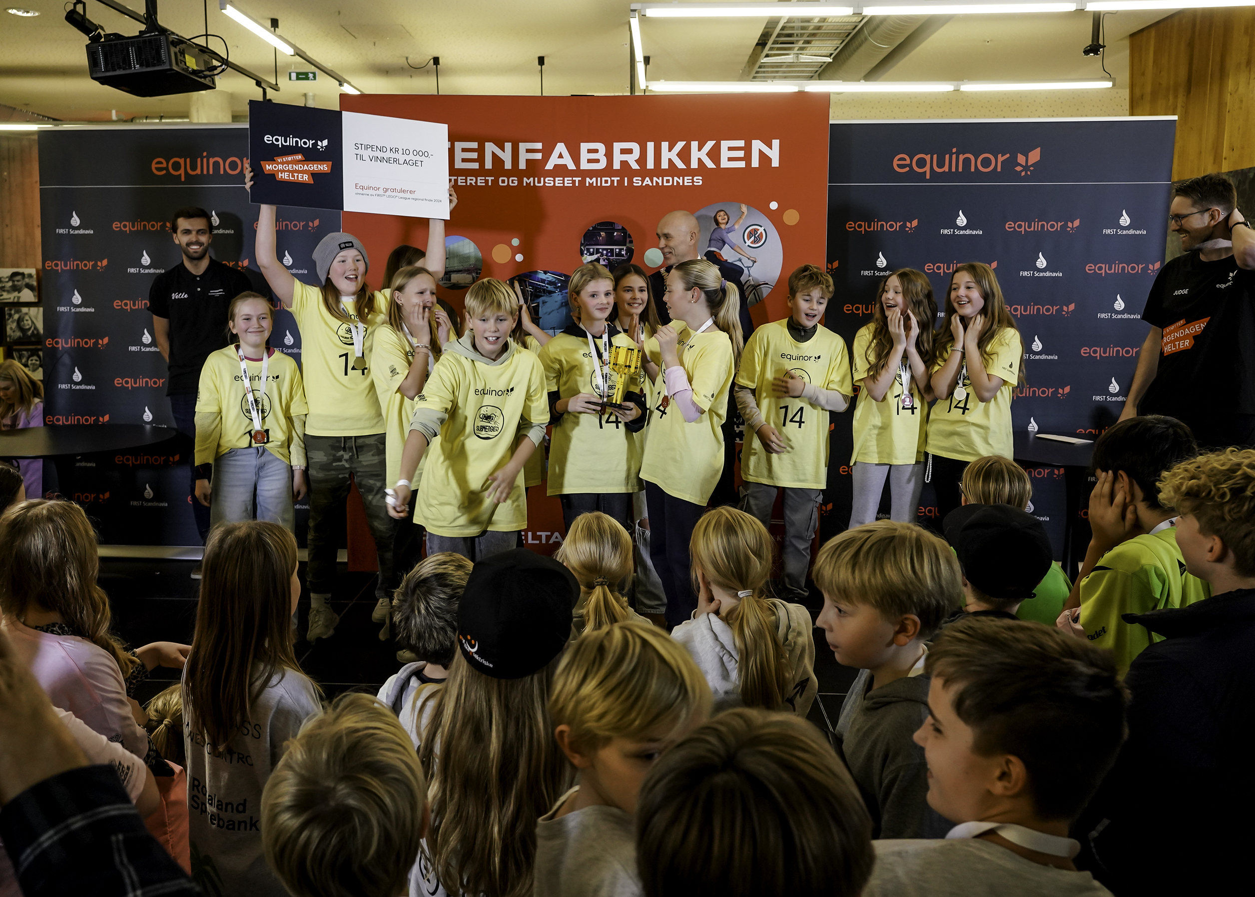 Fjelltun skole imponerte under First Lego League